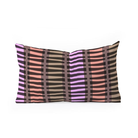 Mirimo Korath Striped Oblong Throw Pillow