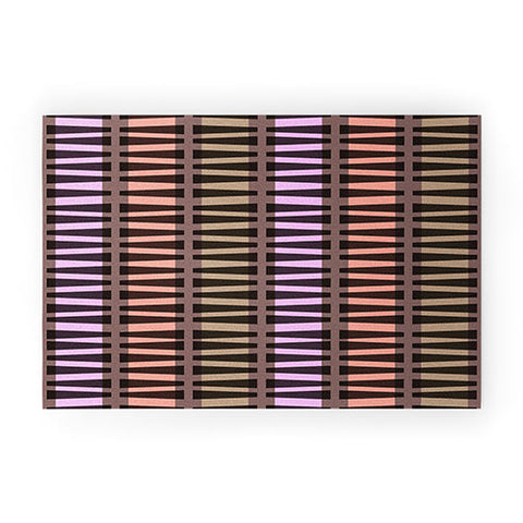Mirimo Korath Striped Welcome Mat