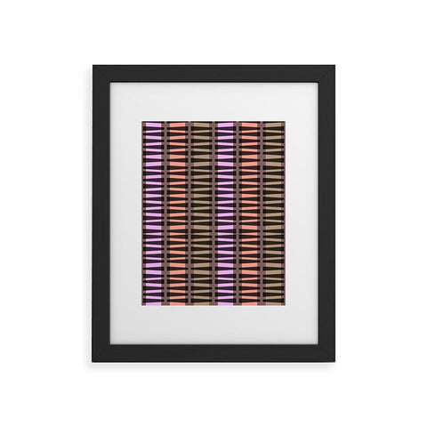 Mirimo Korath Striped Framed Art Print