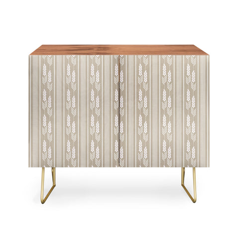 Mirimo Lavender Striped neutral Credenza