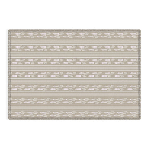 Mirimo Lavender Striped neutral Outdoor Rug