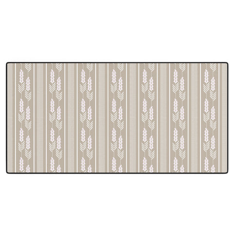 Mirimo Lavender Striped neutral Desk Mat