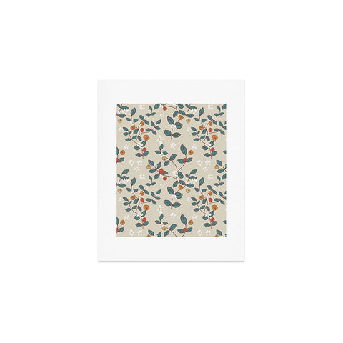 Mirimo Leaves and Berries Art Print