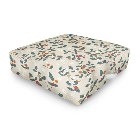 Mirimo Leaves and Berries Outdoor Floor Cushion