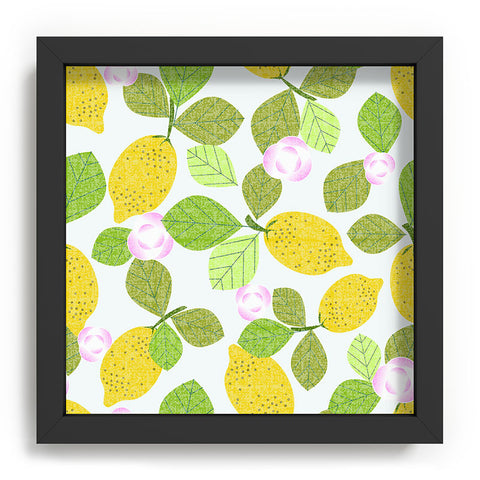 Mirimo Lemons in Bloom Recessed Framing Square