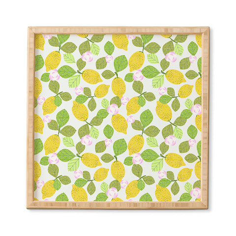 Mirimo Lemons in Bloom Framed Wall Art
