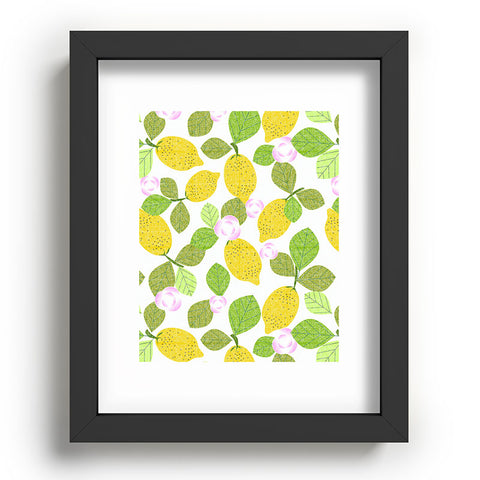 Mirimo Lemons in Bloom Recessed Framing Rectangle