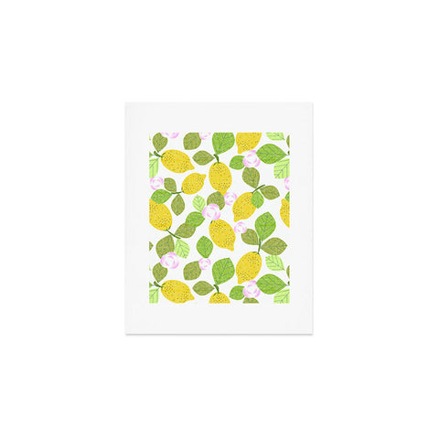 Mirimo Lemons in Bloom Art Print
