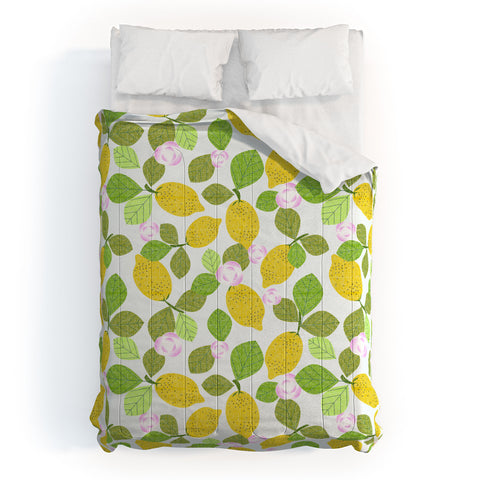 Mirimo Lemons in Bloom Comforter