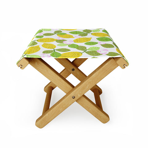 Mirimo Lemons in Bloom Folding Stool