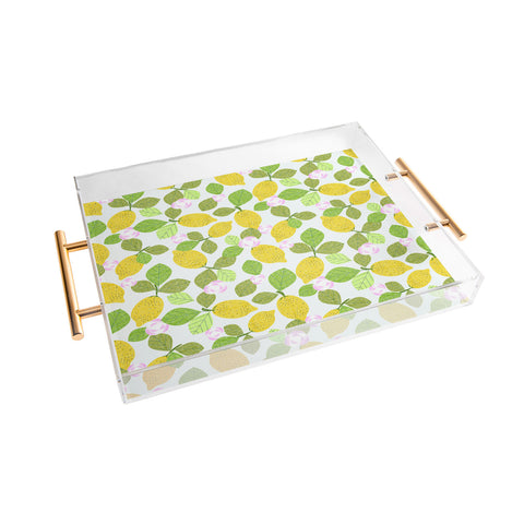 Mirimo Lemons in Bloom Acrylic Tray