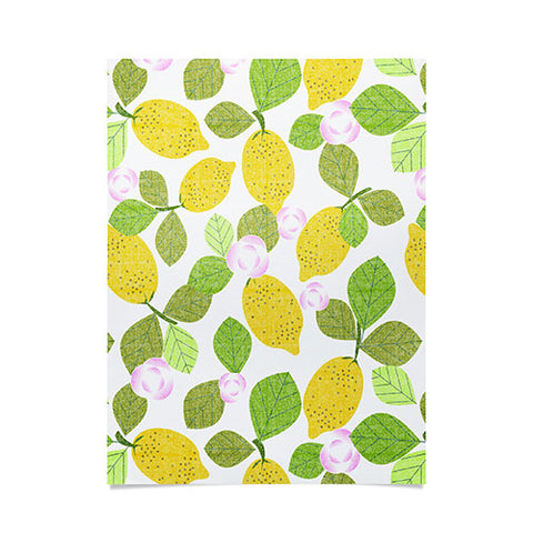 Mirimo Lemons in Bloom Poster