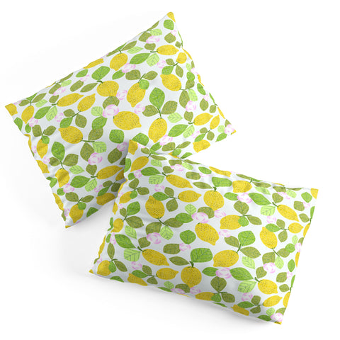 Mirimo Lemons in Bloom Pillow Shams