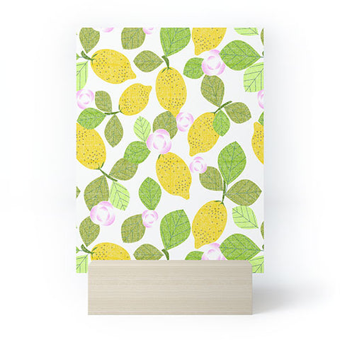 Mirimo Lemons in Bloom Mini Art Print