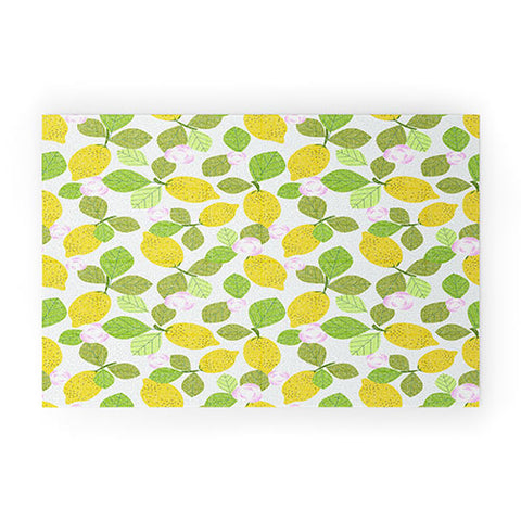 Mirimo Lemons in Bloom Welcome Mat