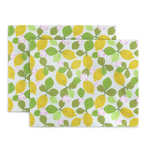Mirimo Lemons in Bloom Placemat