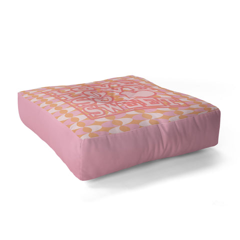 Mirimo LOVE SWEET Floor Pillow Square