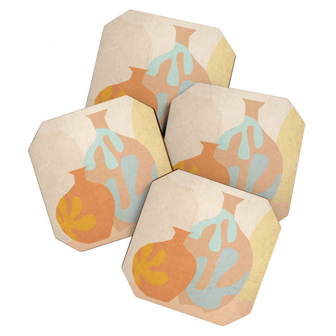 Mirimo Mditerranean Vases Coaster Set