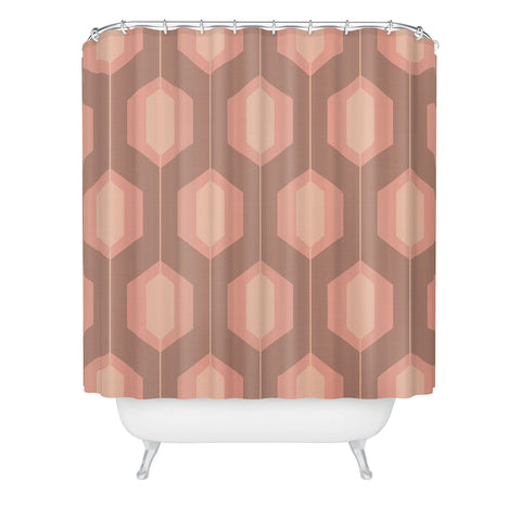 Mirimo Midmod Terracotta Shower Curtain