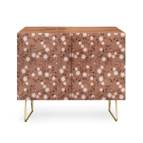 Mirimo Mocha Mousse Floral Credenza
