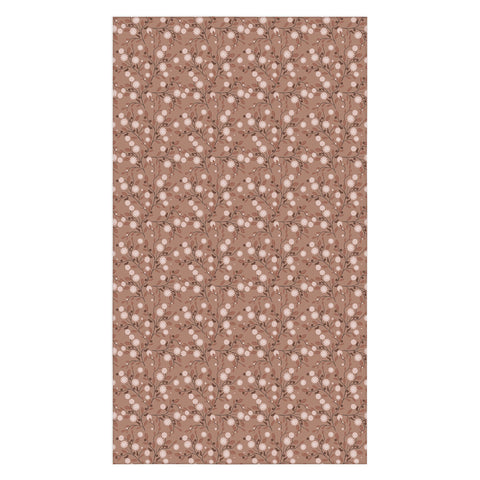 Mirimo Mocha Mousse Floral Tablecloth