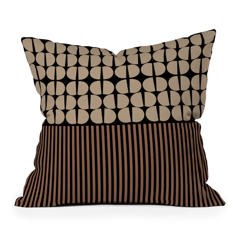 Mirimo Moderno Cofee and Cocoa Outdoor Throw Pillow