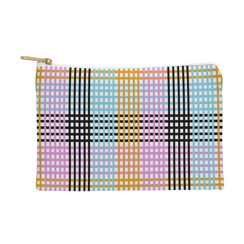Mirimo Multicolor Gingham Grid Pouch