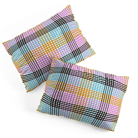 Mirimo Multicolor Gingham Grid Pillow Shams