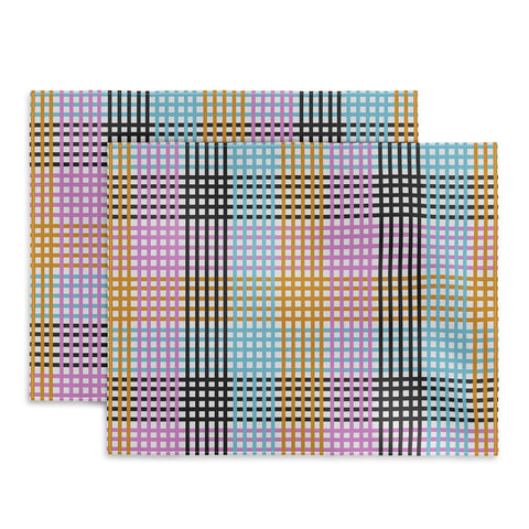 Mirimo Multicolor Gingham Grid Placemat