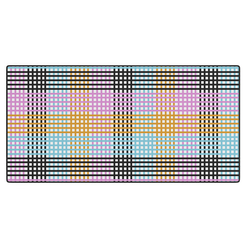 Mirimo Multicolor Gingham Grid Desk Mat