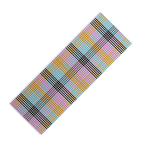 Mirimo Multicolor Gingham Grid Yoga Mat