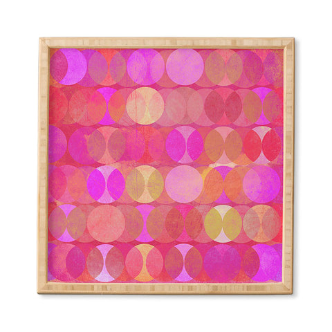Mirimo Multidudes Pink Framed Wall Art