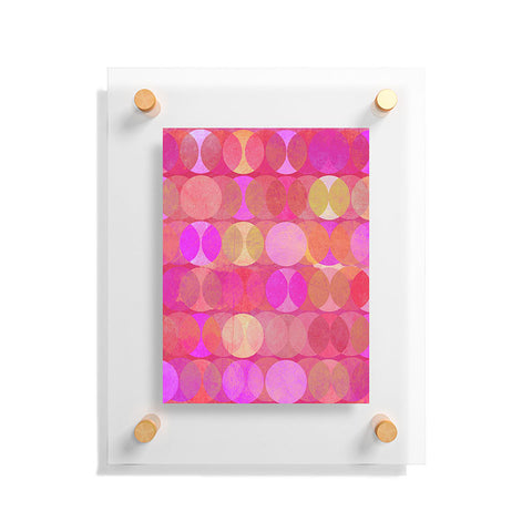 Mirimo Multidudes Pink Floating Acrylic Print