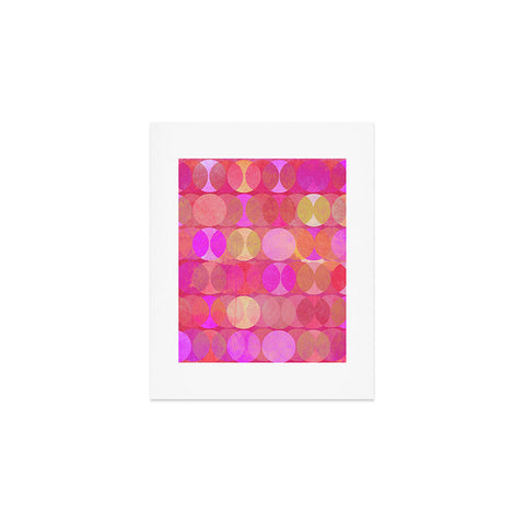 Mirimo Multidudes Pink Art Print