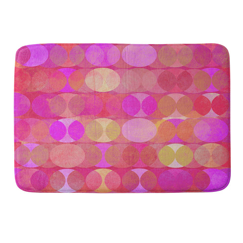 Mirimo Multidudes Pink Memory Foam Bath Mat