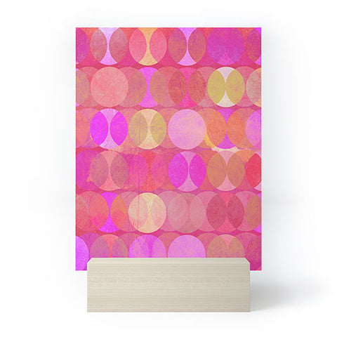 Mirimo Multidudes Pink Mini Art Print