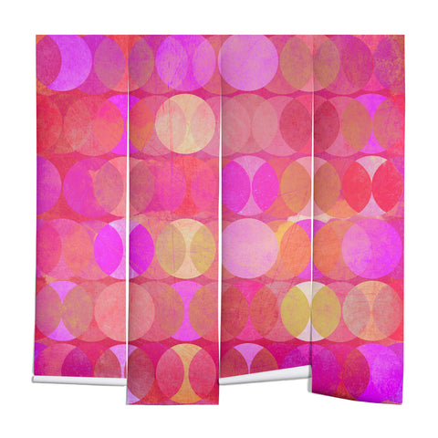 Mirimo Multidudes Pink Wall Mural