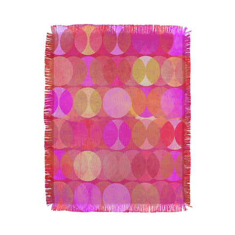 Mirimo Multidudes Pink Throw Blanket