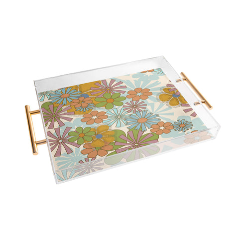 Mirimo Nostalgic Blooms Acrylic Tray