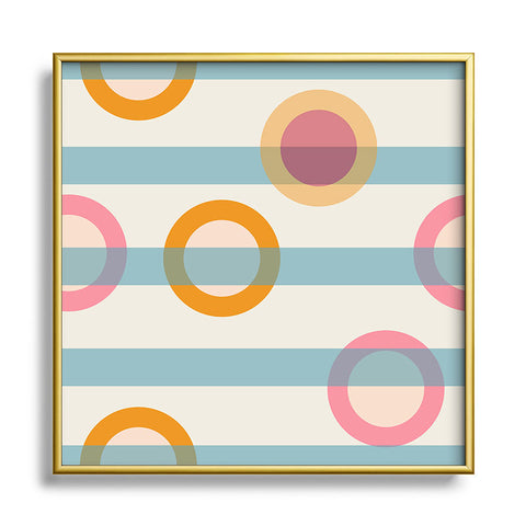 Mirimo ObaOba Square Metal Framed Art Print