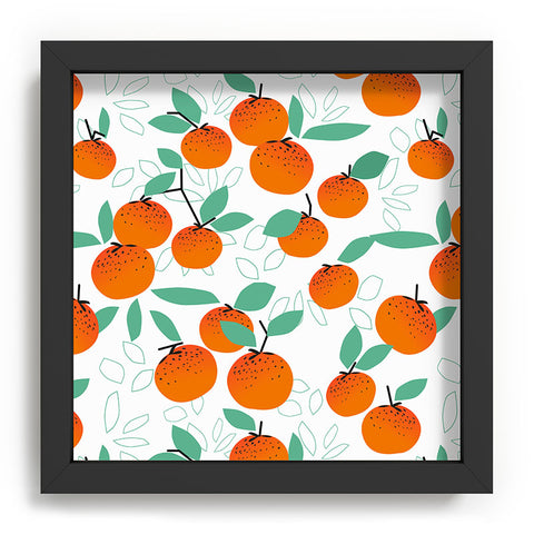 Mirimo Oranges on White Recessed Framing Square