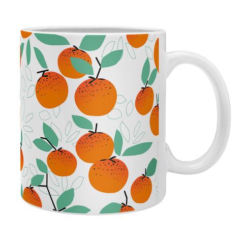 Mirimo Oranges on White Coffee Mug