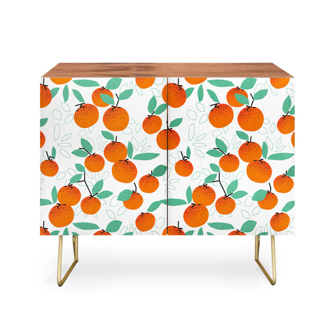 Mirimo Oranges on White Credenza