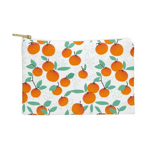 Mirimo Oranges on White Pouch