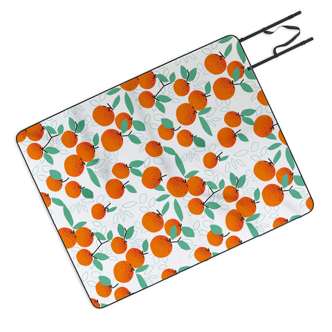 Mirimo Oranges on White Picnic Blanket