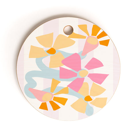 Mirimo Pastel Bunch Cutting Board Round