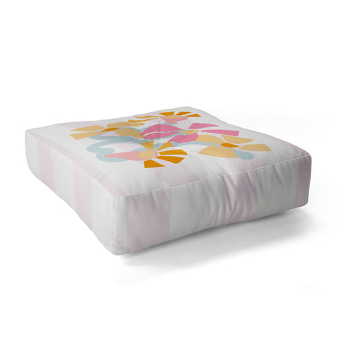Mirimo Pastel Bunch Floor Pillow Square