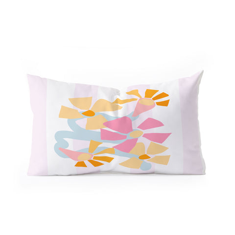 Mirimo Pastel Bunch Oblong Throw Pillow