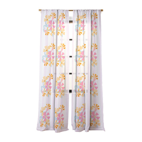 Mirimo Pastel Bunch Sheer Window Curtain