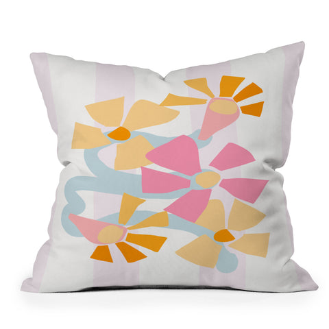 Mirimo Pastel Bunch Throw Pillow
